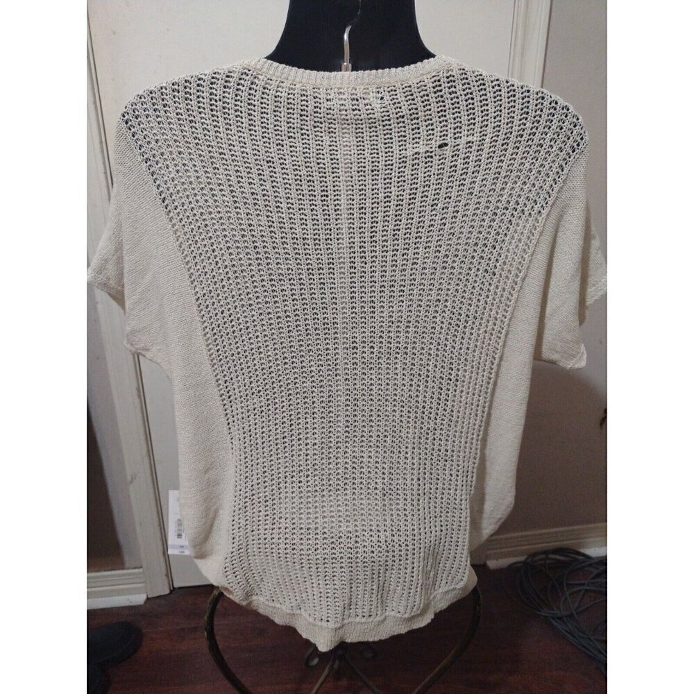 NWT Women's A.N.A Sleeveless Top Blouse Size PXL Petite Heather Oatmeal Brown - Picture 7 of 11